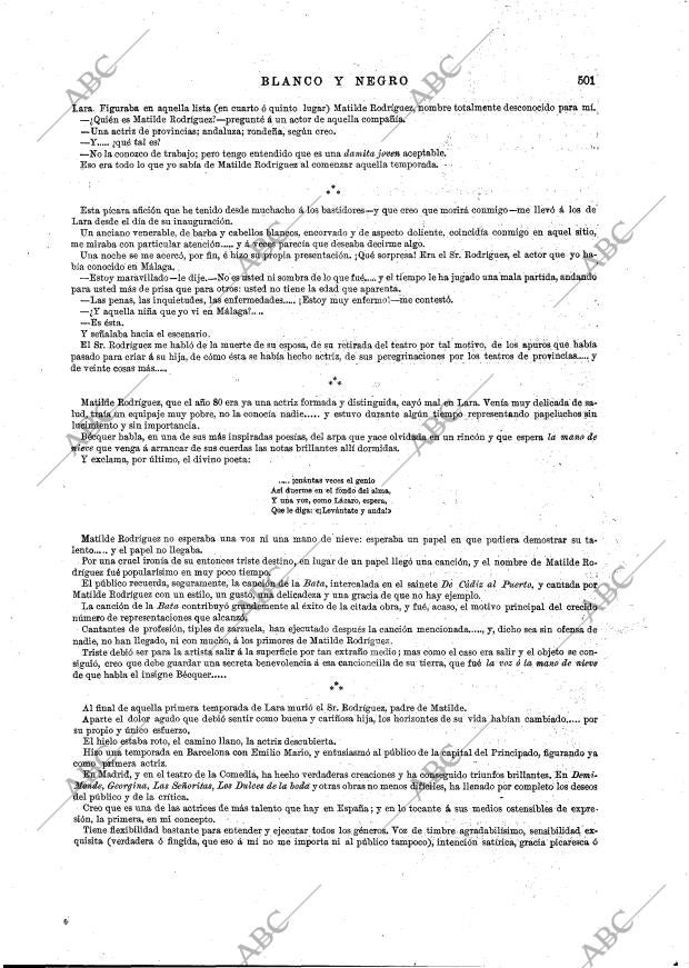 BLANCO Y NEGRO MADRID 13-12-1891 página 5