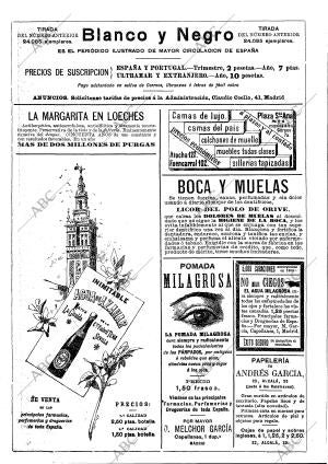 BLANCO Y NEGRO MADRID 20-12-1891 página 2