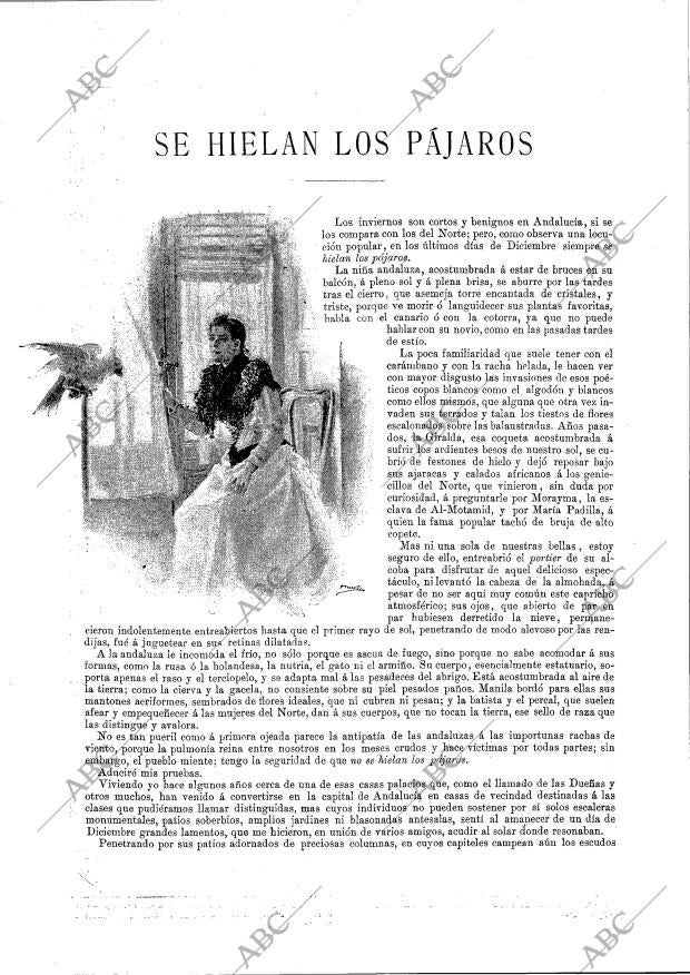 BLANCO Y NEGRO MADRID 20-12-1891 página 8