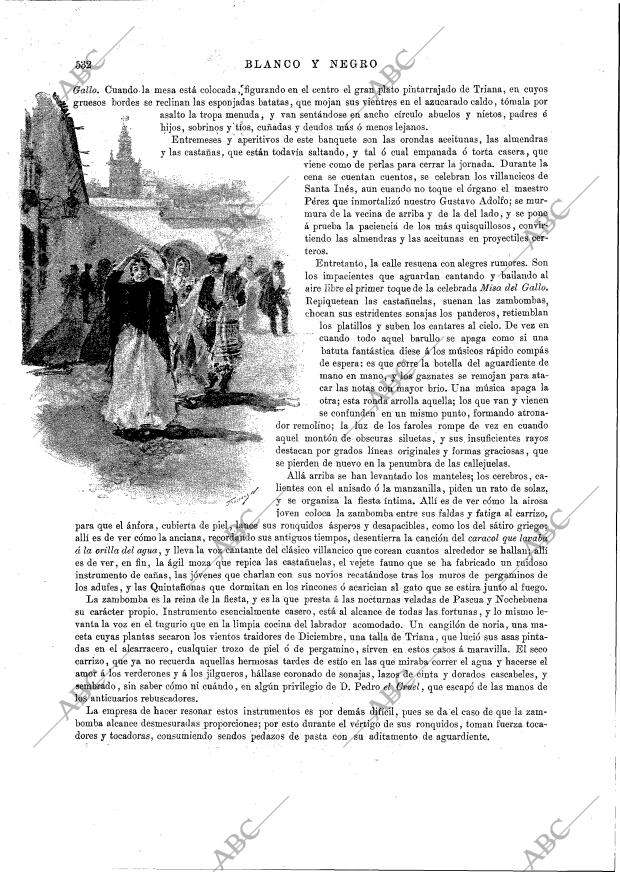 BLANCO Y NEGRO MADRID 27-12-1891 página 4