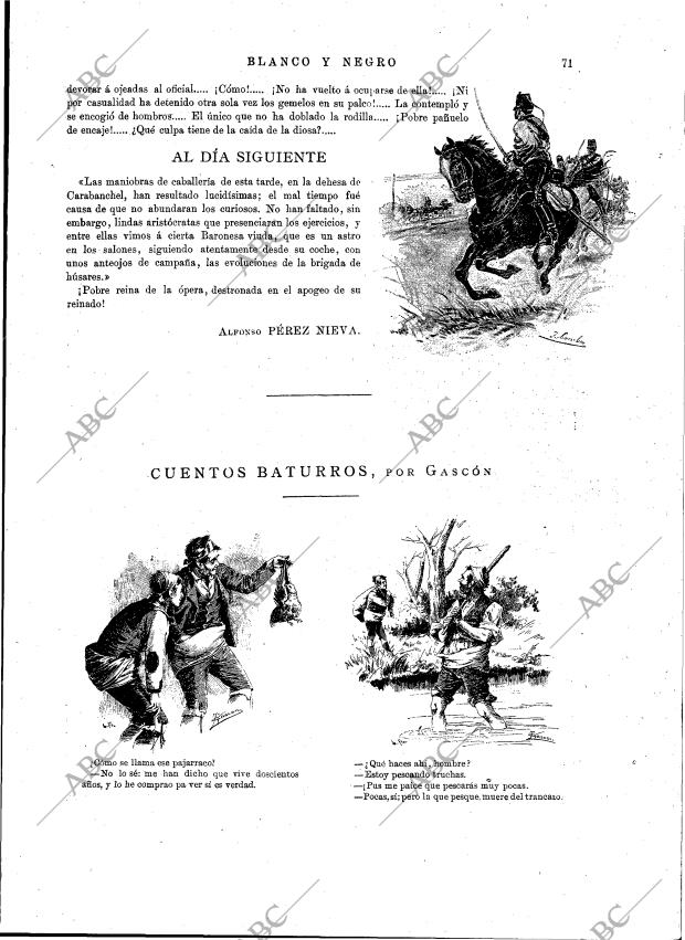 BLANCO Y NEGRO MADRID 31-01-1892 página 7