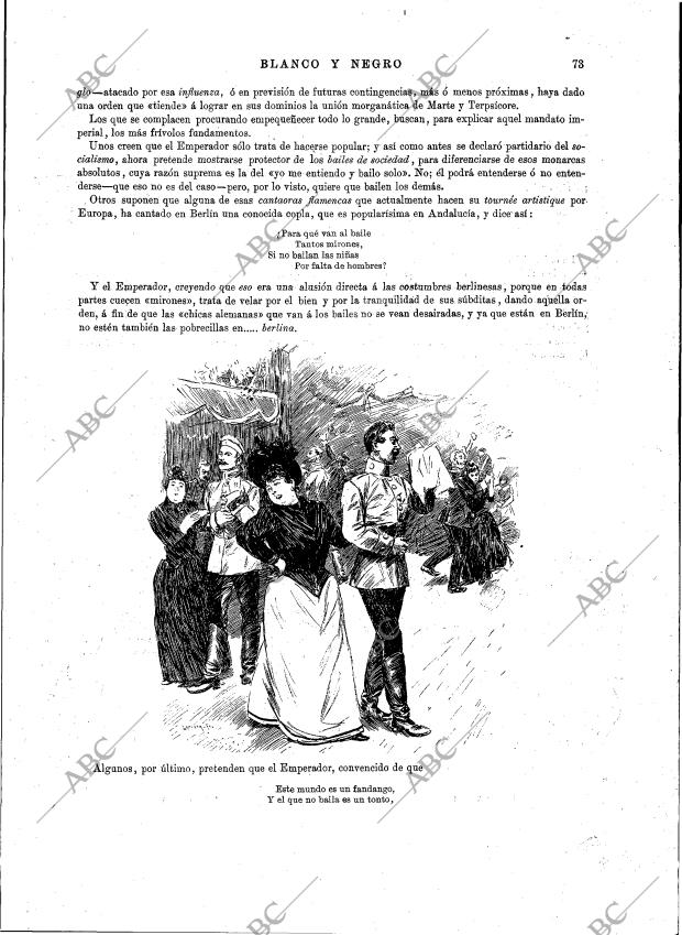 BLANCO Y NEGRO MADRID 31-01-1892 página 9