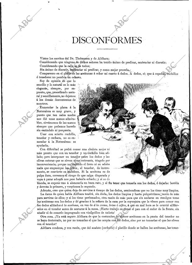 BLANCO Y NEGRO MADRID 21-02-1892 página 6