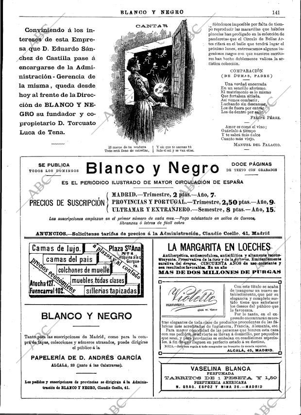 BLANCO Y NEGRO MADRID 28-02-1892 página 13