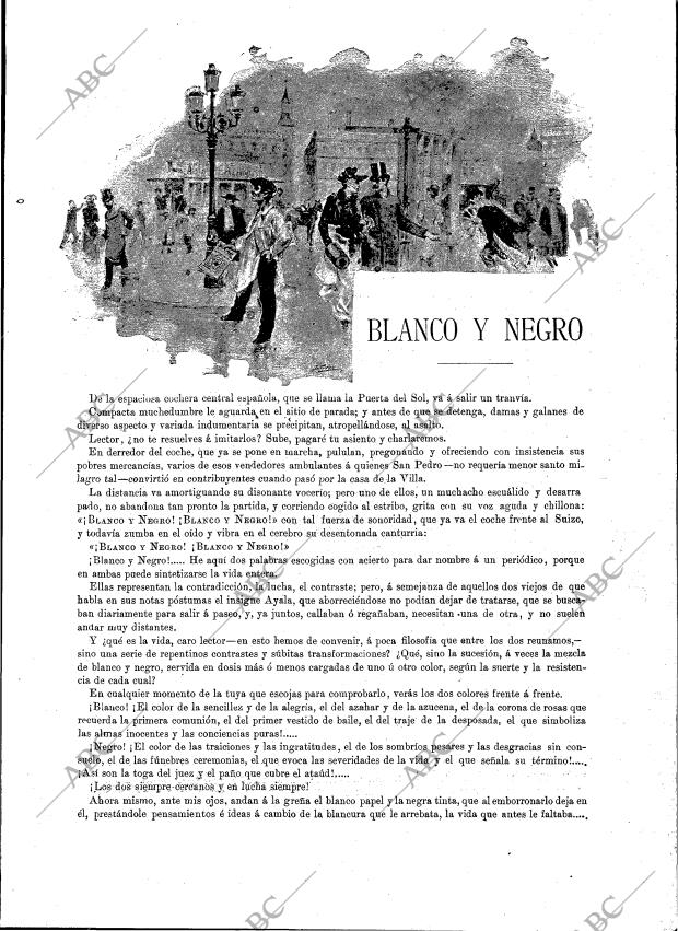 BLANCO Y NEGRO MADRID 27-03-1892 página 3