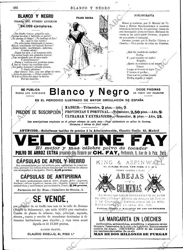 BLANCO Y NEGRO MADRID 01-05-1892 página 14