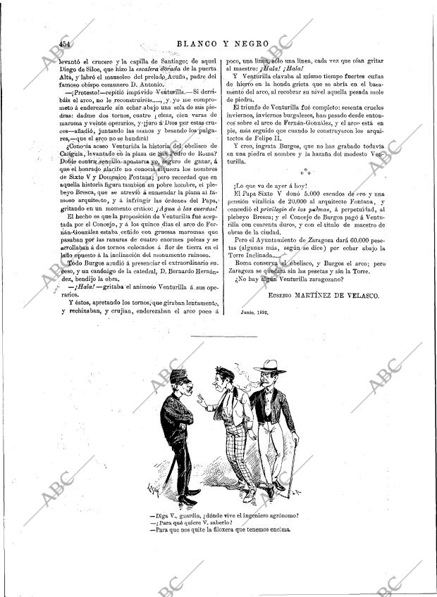 BLANCO Y NEGRO MADRID 17-07-1892 página 6
