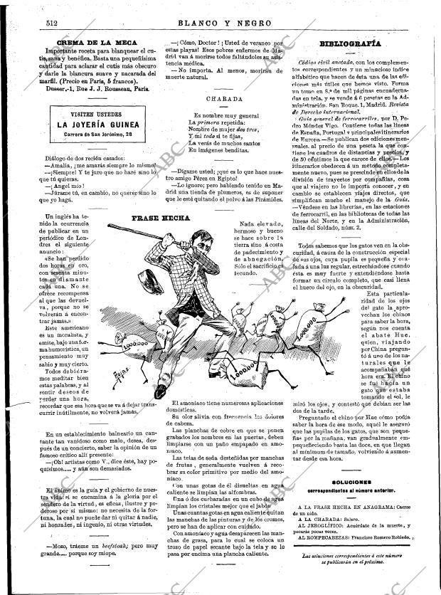 BLANCO Y NEGRO MADRID 07-08-1892 página 16