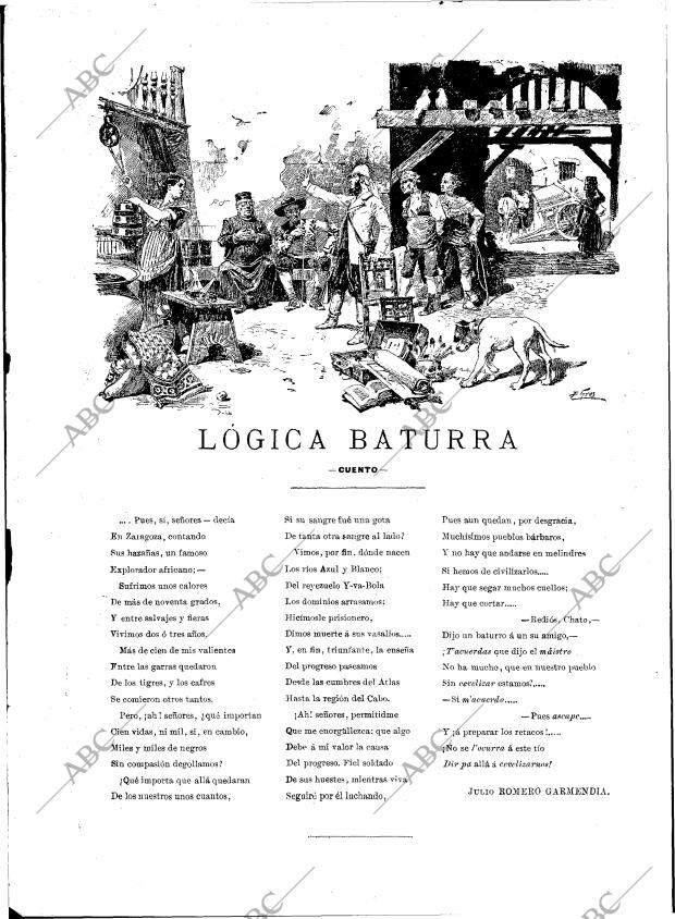BLANCO Y NEGRO MADRID 14-08-1892 página 14