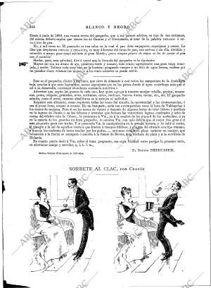 BLANCO Y NEGRO MADRID 28-08-1892 página 14