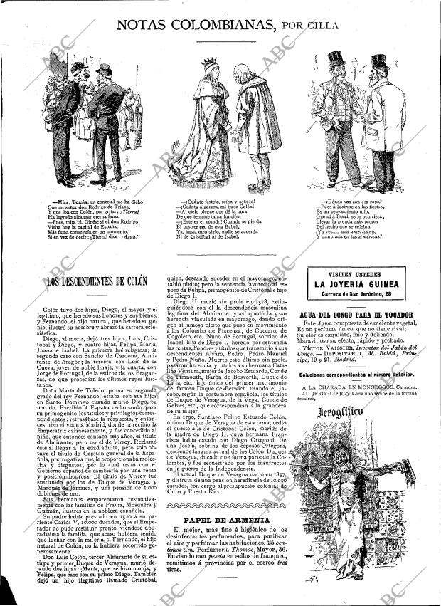 BLANCO Y NEGRO MADRID 09-10-1892 página 16