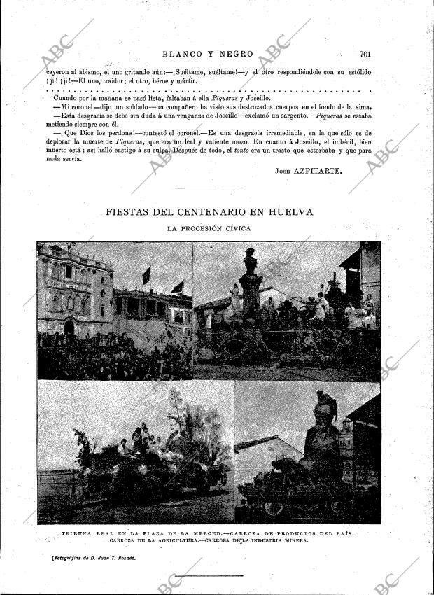 BLANCO Y NEGRO MADRID 30-10-1892 página 13