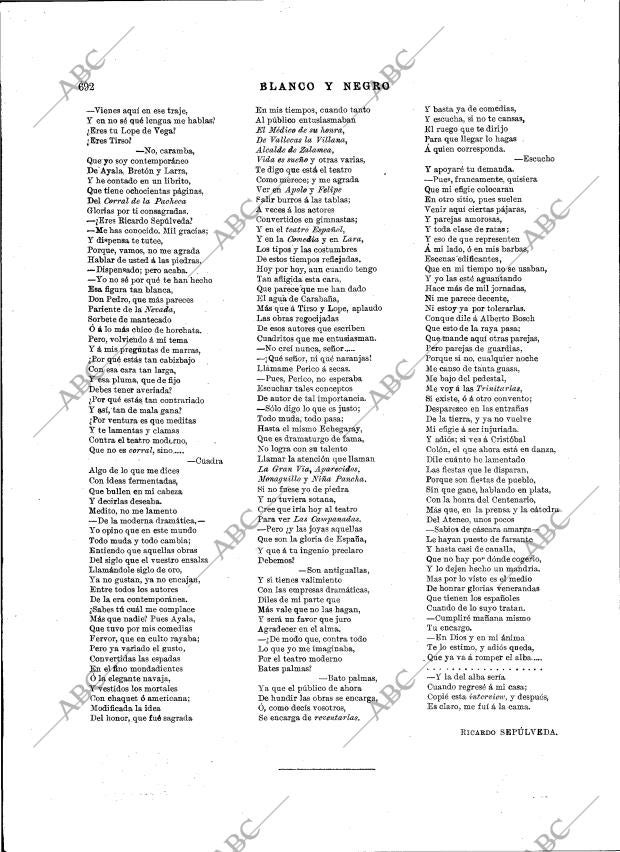 BLANCO Y NEGRO MADRID 30-10-1892 página 4