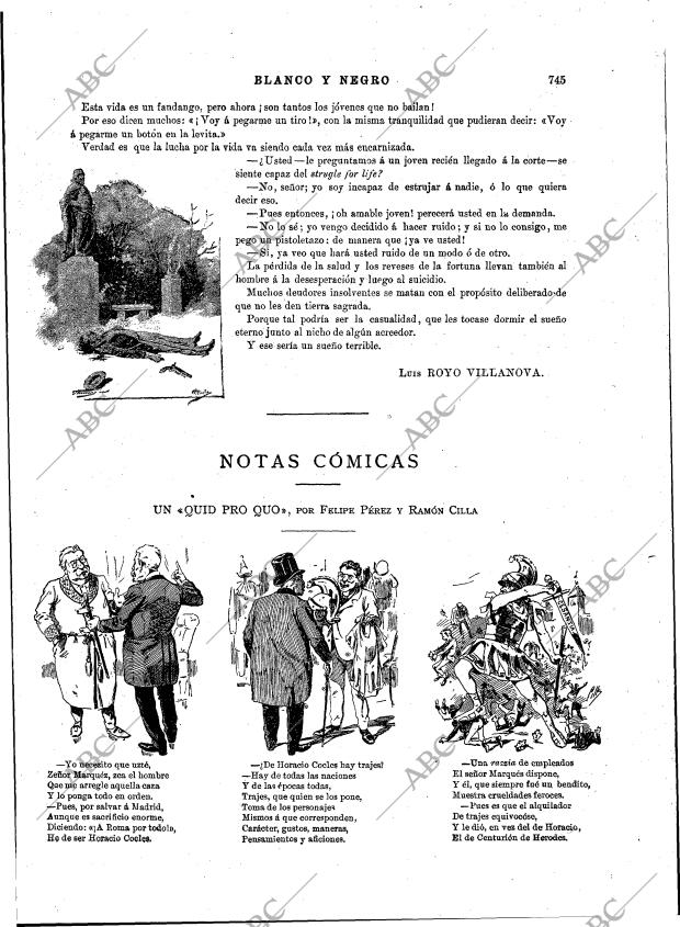 BLANCO Y NEGRO MADRID 20-11-1892 página 9