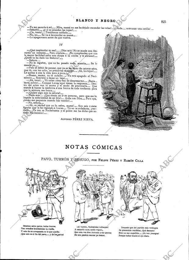 BLANCO Y NEGRO MADRID 25-12-1892 página 9