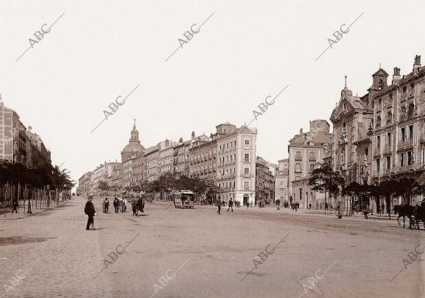 La calle de Alcalá antes de las obras de Gran Vía