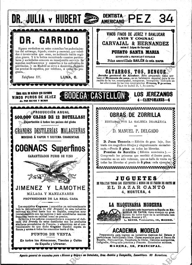 BLANCO Y NEGRO MADRID 23-01-1893 página 23