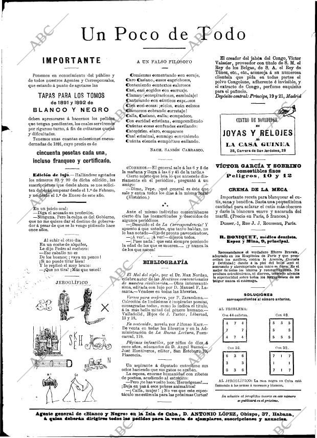 BLANCO Y NEGRO MADRID 04-03-1893 página 16