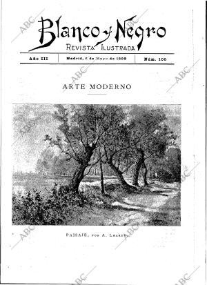 BLANCO Y NEGRO MADRID 06-05-1893 página 1