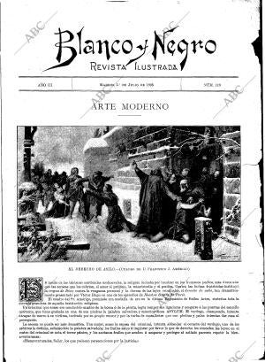 BLANCO Y NEGRO MADRID 01-07-1893 página 1