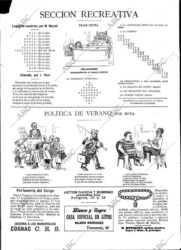 BLANCO Y NEGRO MADRID 12-08-1893 página 19