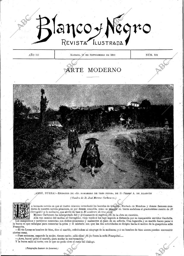 BLANCO Y NEGRO MADRID 16-09-1893 página 1