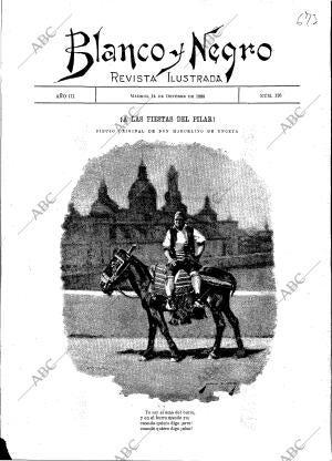 BLANCO Y NEGRO MADRID 14-10-1893 página 1
