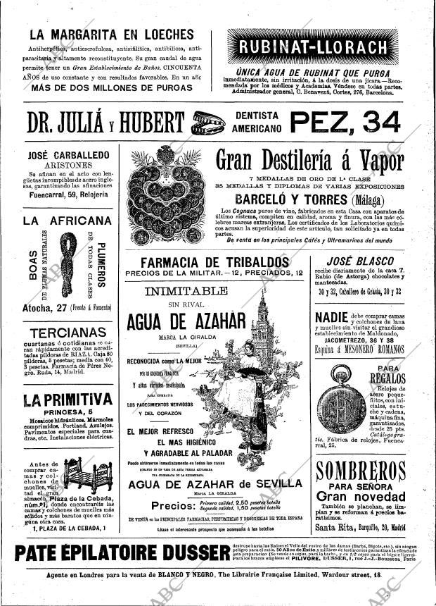 BLANCO Y NEGRO MADRID 18-11-1893 página 19