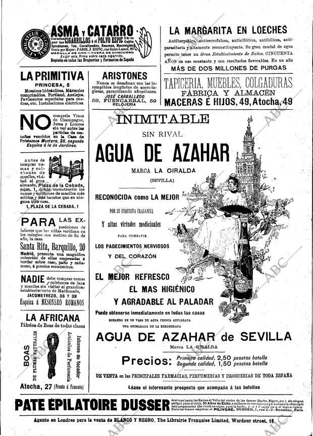 BLANCO Y NEGRO MADRID 16-12-1893 página 19