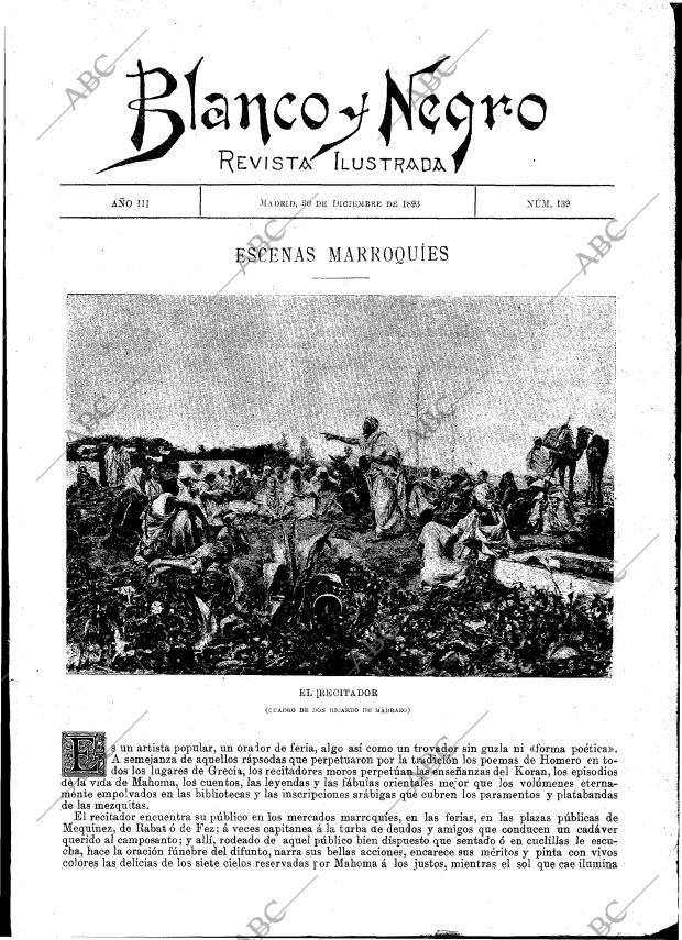BLANCO Y NEGRO MADRID 30-12-1893 página 3