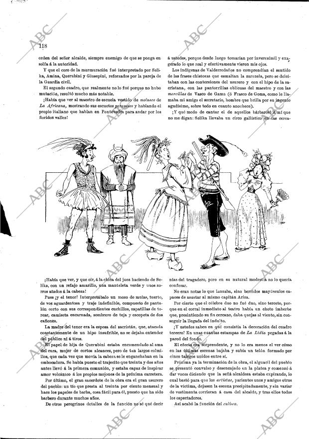 BLANCO Y NEGRO MADRID 24-02-1894 página 6