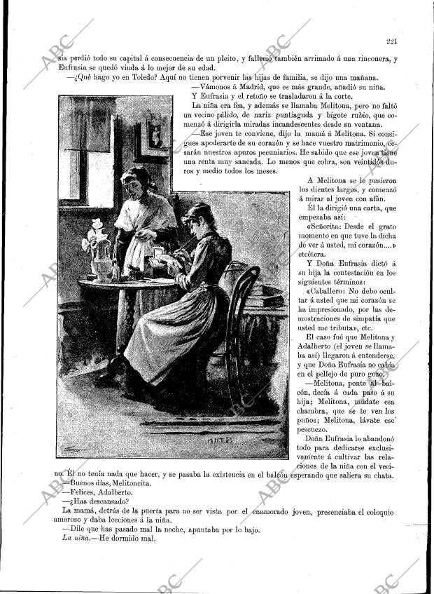 BLANCO Y NEGRO MADRID 07-04-1894 página 13