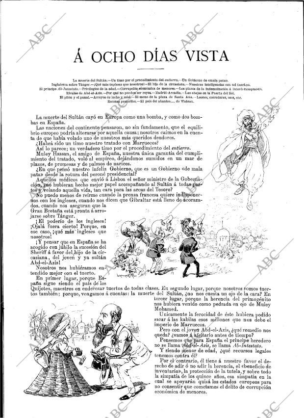 BLANCO Y NEGRO MADRID 23-06-1894 página 12