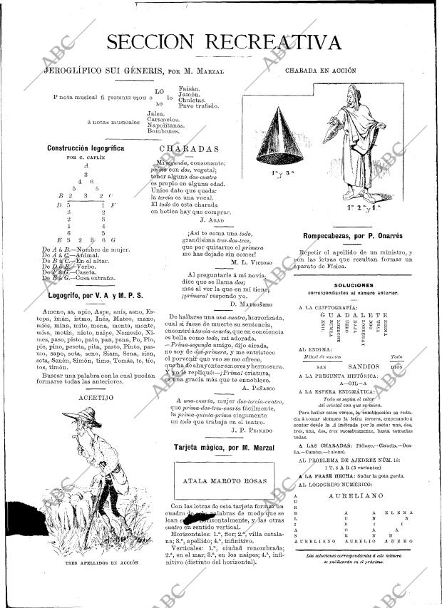 BLANCO Y NEGRO MADRID 21-07-1894 página 16