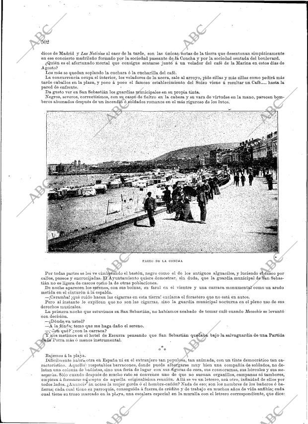 BLANCO Y NEGRO MADRID 11-08-1894 página 6