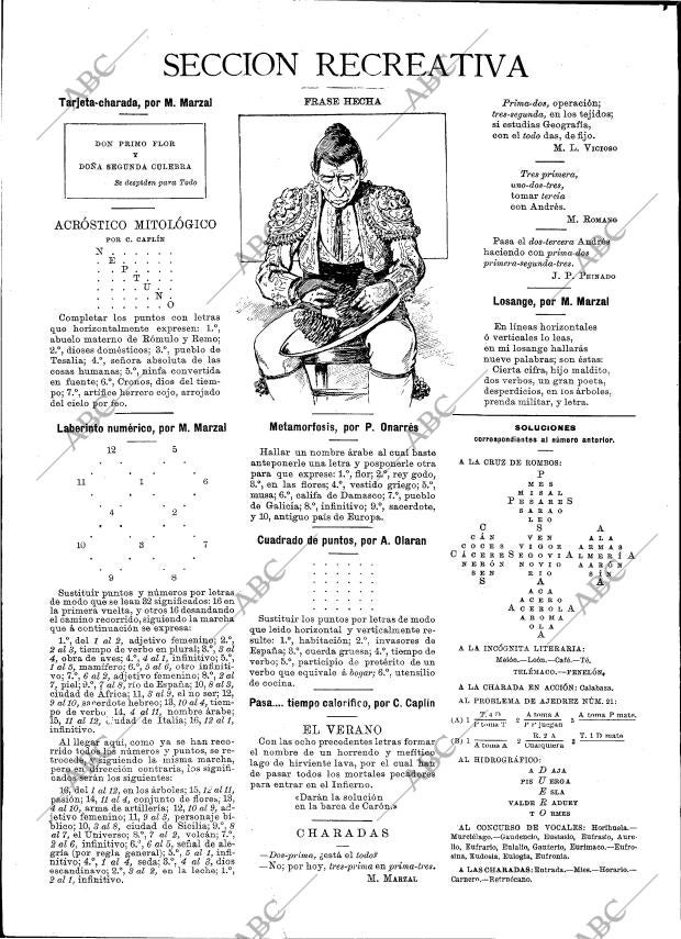 BLANCO Y NEGRO MADRID 01-09-1894 página 18