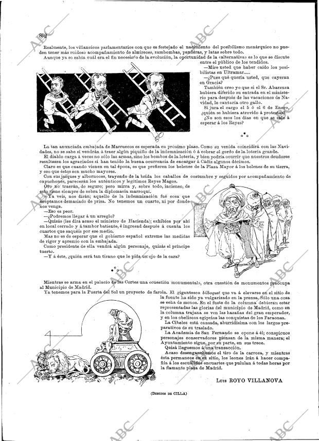 BLANCO Y NEGRO MADRID 15-12-1894 página 12