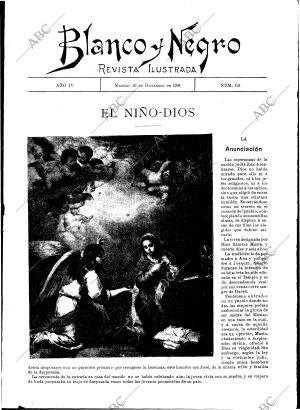 BLANCO Y NEGRO MADRID 29-12-1894 página 1