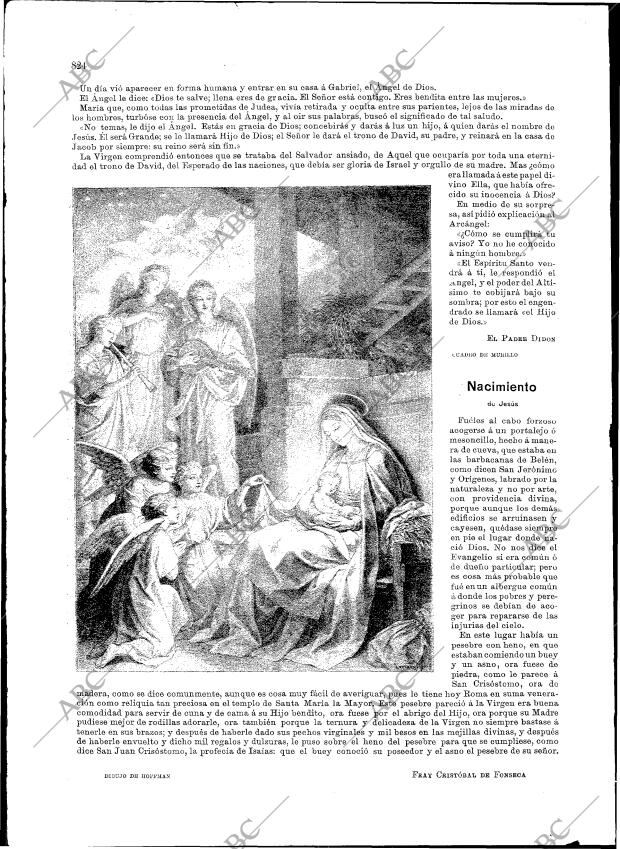 Periódico BLANCO Y NEGRO MADRID 29-12-1894,portada - Archivo ABC