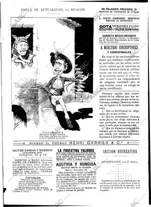 BLANCO Y NEGRO MADRID 26-01-1895 página 16