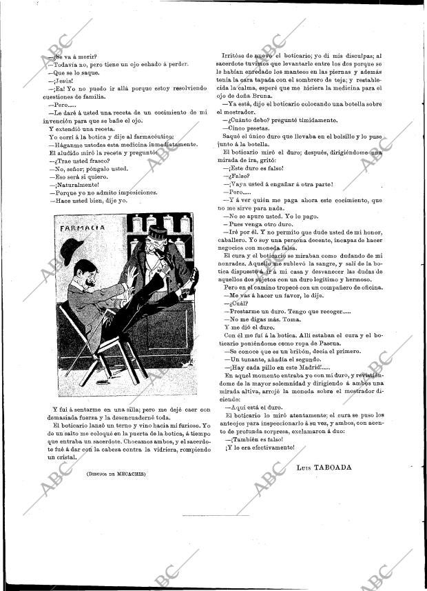 BLANCO Y NEGRO MADRID 26-01-1895 página 4