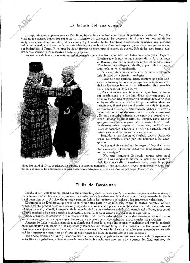 BLANCO Y NEGRO MADRID 26-01-1895 página 6