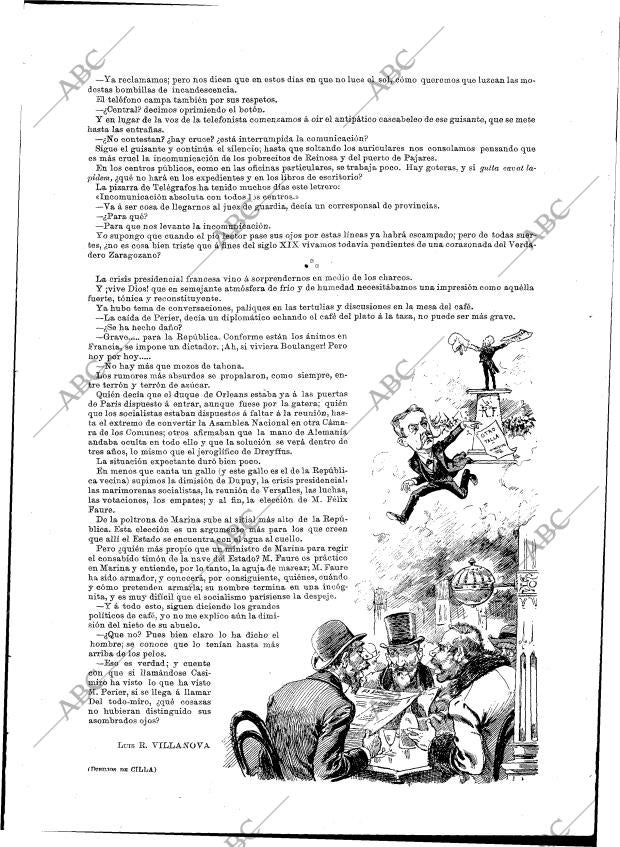 BLANCO Y NEGRO MADRID 26-01-1895 página 9