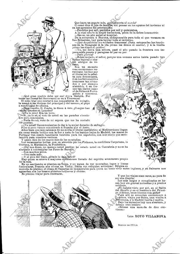 BLANCO Y NEGRO MADRID 10-08-1895 página 14