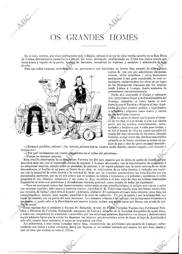 BLANCO Y NEGRO MADRID 10-08-1895 página 5