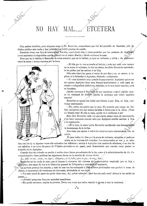 BLANCO Y NEGRO MADRID 31-08-1895 página 5