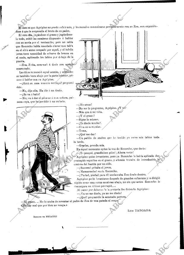 BLANCO Y NEGRO MADRID 31-08-1895 página 6