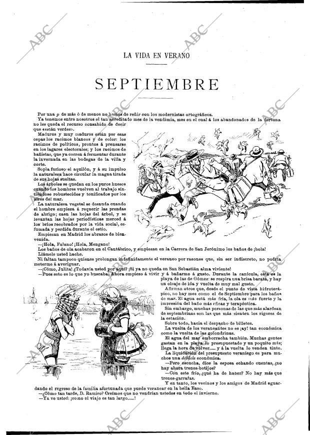 BLANCO Y NEGRO MADRID 21-09-1895 página 14