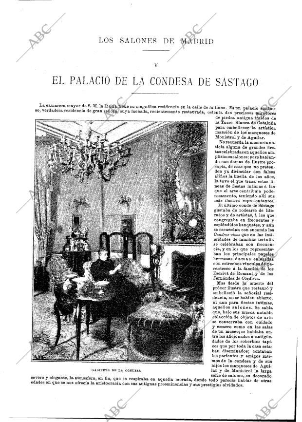 BLANCO Y NEGRO MADRID 28-09-1895 página 5