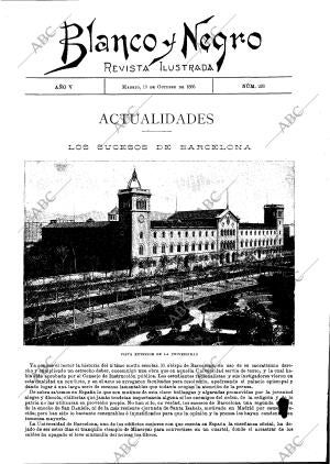 BLANCO Y NEGRO MADRID 19-10-1895 página 1